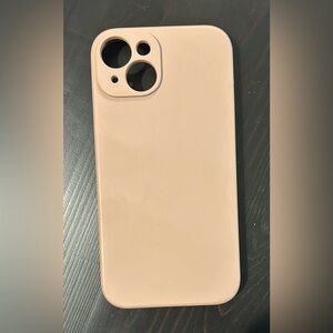 Beige Silicone iPhone 13 Case